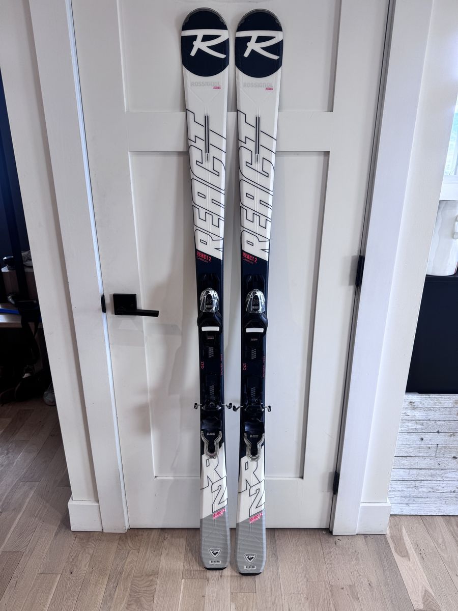 Rossignol React R2 Carbon Downhill Skis with Bindings 2022 - 170cm