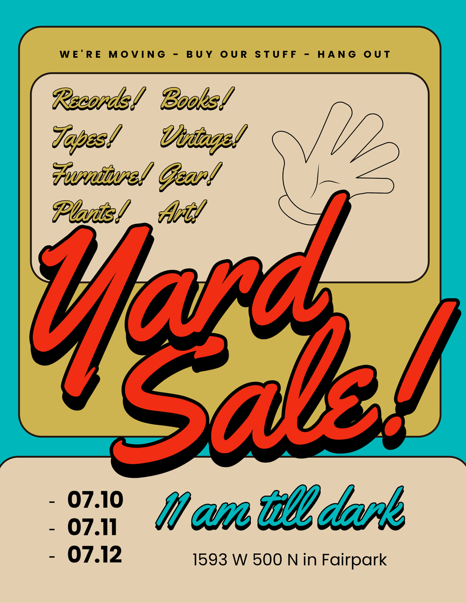 Huge yard sale