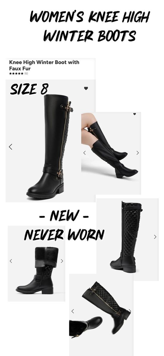 Women’s knee high winter boot