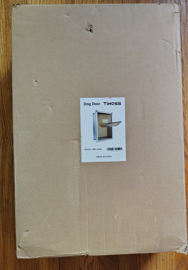 TIMOSS Dog Door Model JME-2609L Telescoping Wall Mount Pet Door NEW
