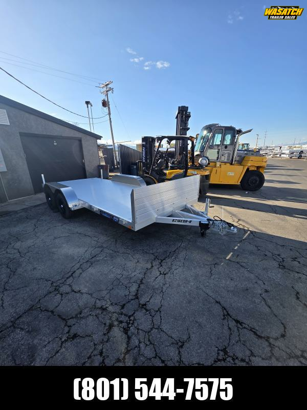 2025 Aluma 8216 ESA with Rockguard Aluminum (7X16) Utility Trailer