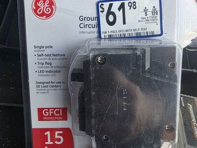 Electrical breaker 15AMP GCFI