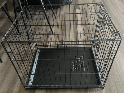 Dog Crate Kennel w/ Removable Tray