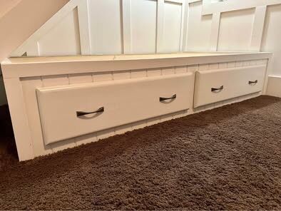 Custom-made Solid Wood Twin Bed