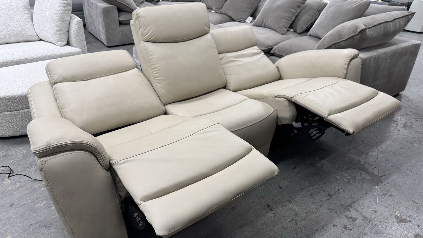 Sofa Chair Recliner Leather Electric
