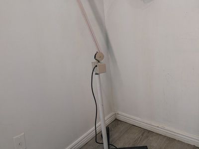 Professional Rolling Magnifying Floor Lamp with Light