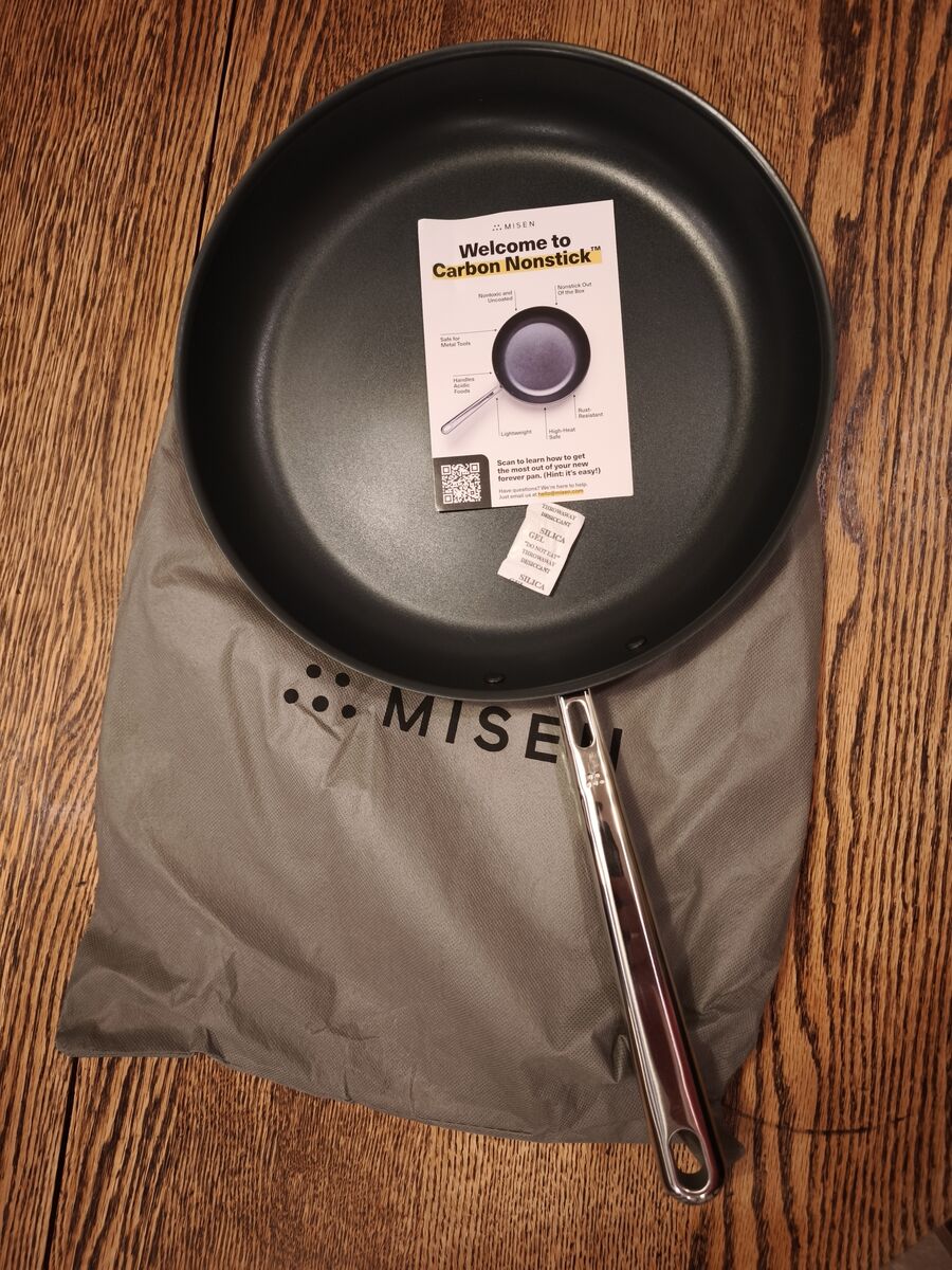 12" Misen Nitraded Steel Non-stick Skillet/Pan