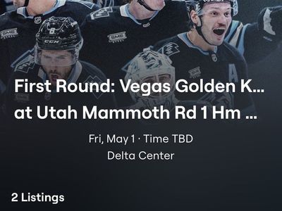 2 tickets Utah Mammoth Game 6