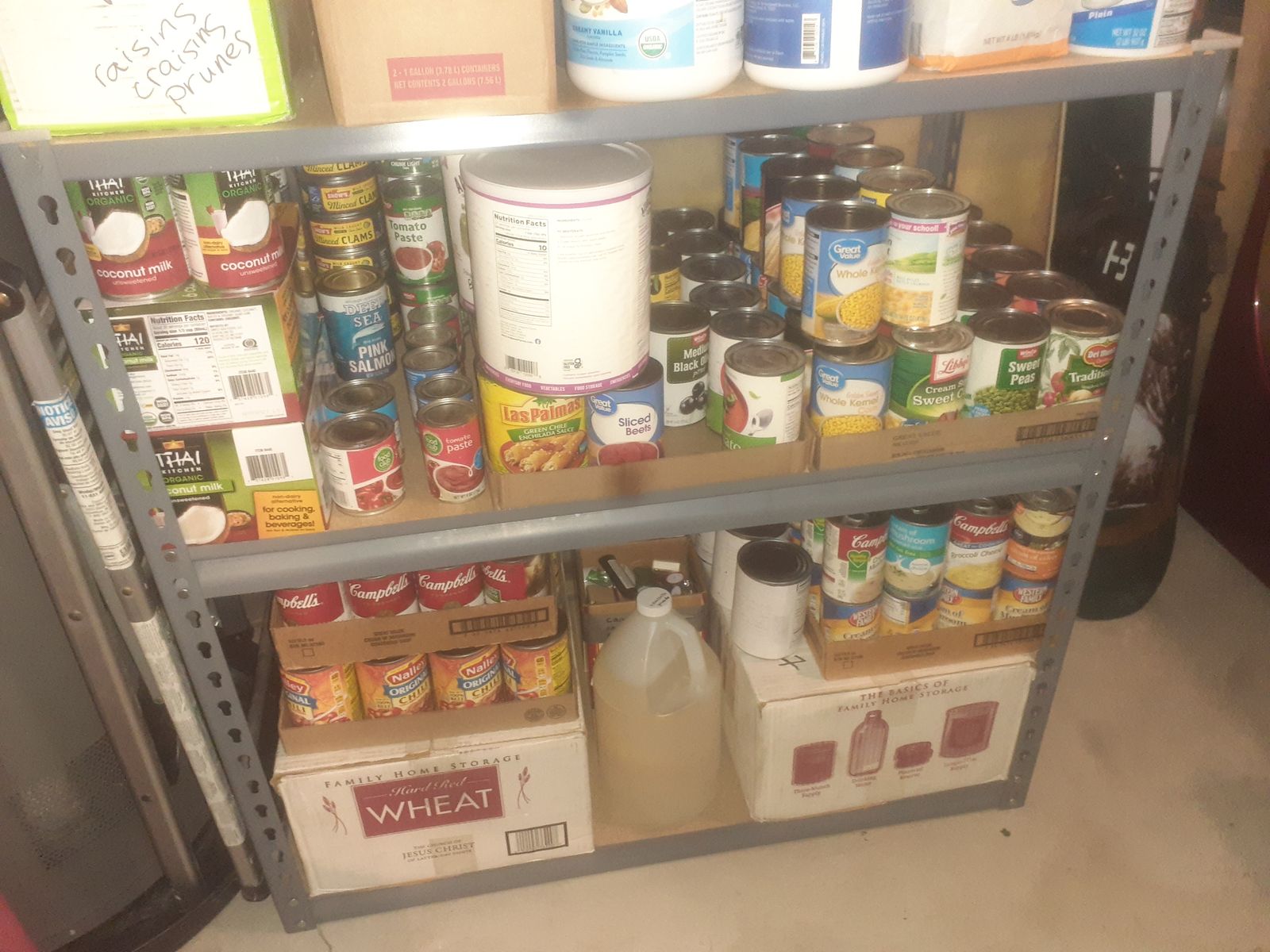 Metal Shelving Unit
