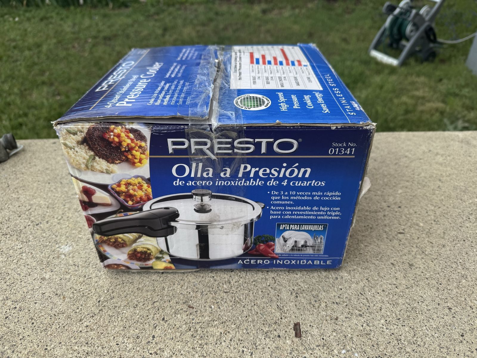 Presto 4 Quarr Stainless Steel Pressure Cooker