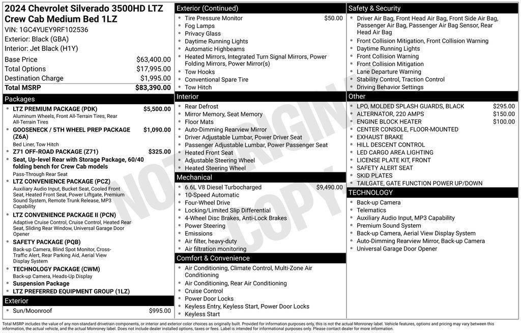 2024 Chevrolet Silverado 3500HD LTZ