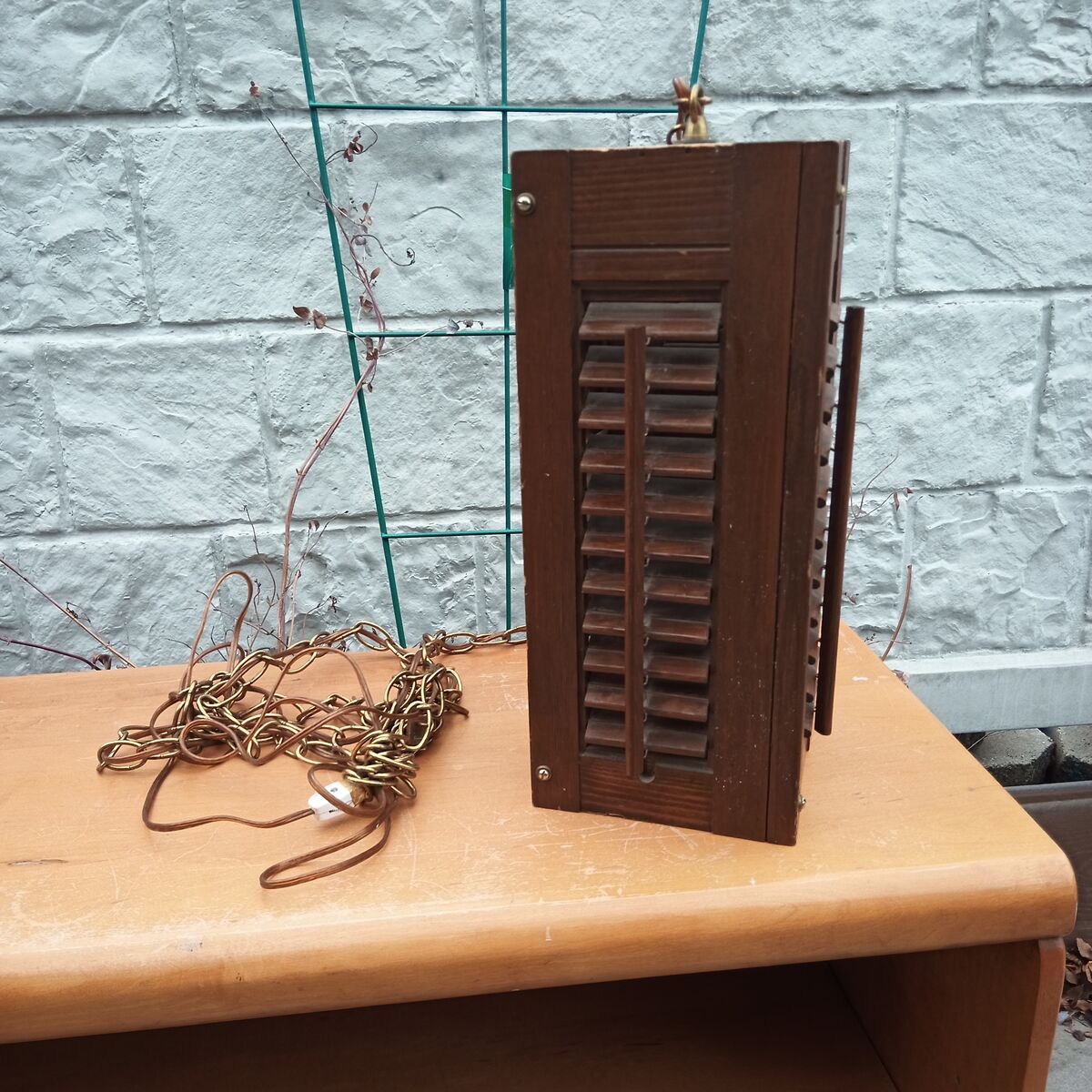 Mid Century Swag Lamp