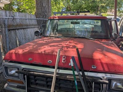 1979 Ford F350 Custom - Flat bed with manual trans