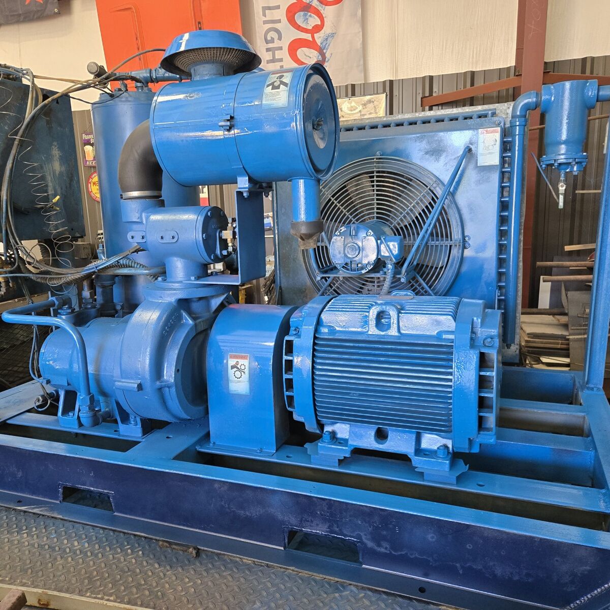 Quincy tankless air compressor