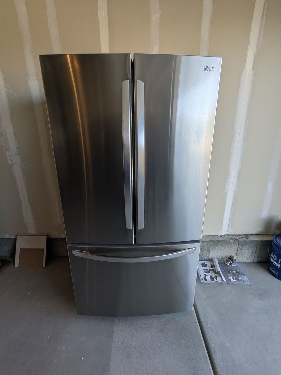 Lightly used French door LG fridge & freezer