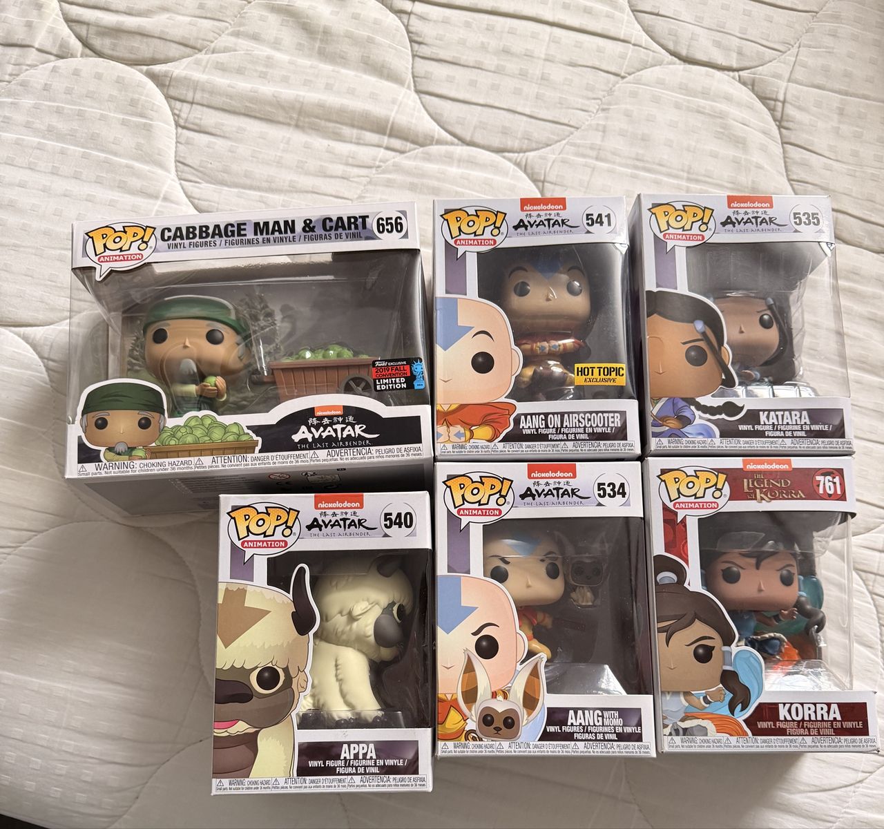 Avatar the Last Airbender Funko Pops
