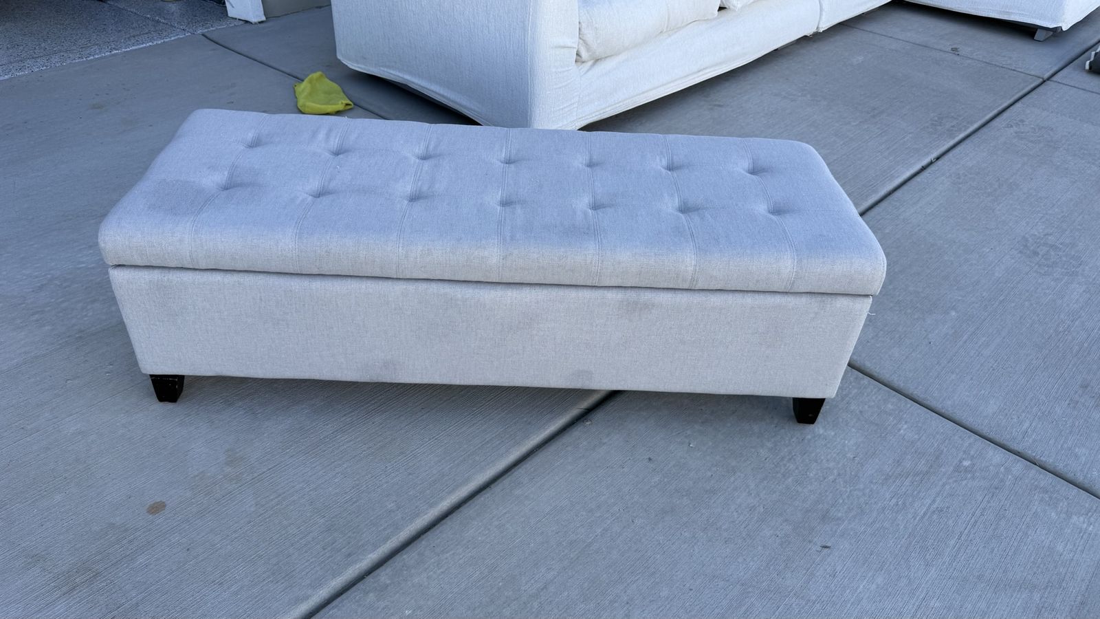 Tufted Storage Ottoman Bench