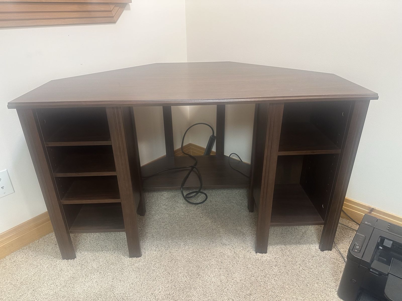 Desk for corner of room