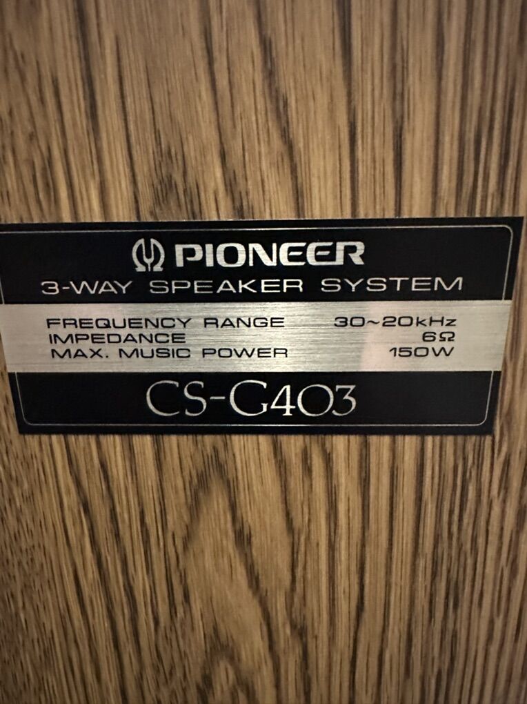 Pioneer CS-G403 Speakers