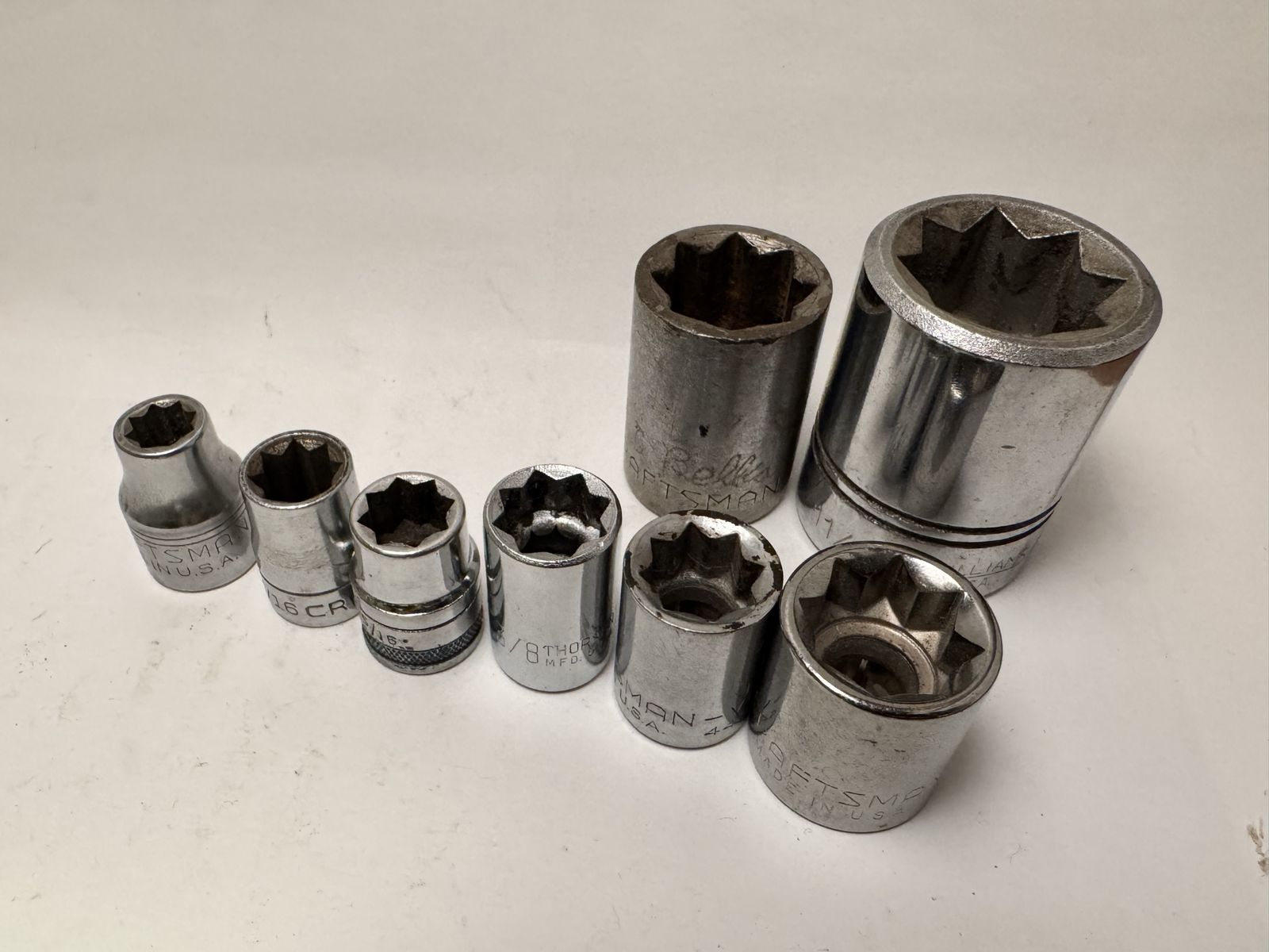 Craftsman 8pt Double Square Socket Tools