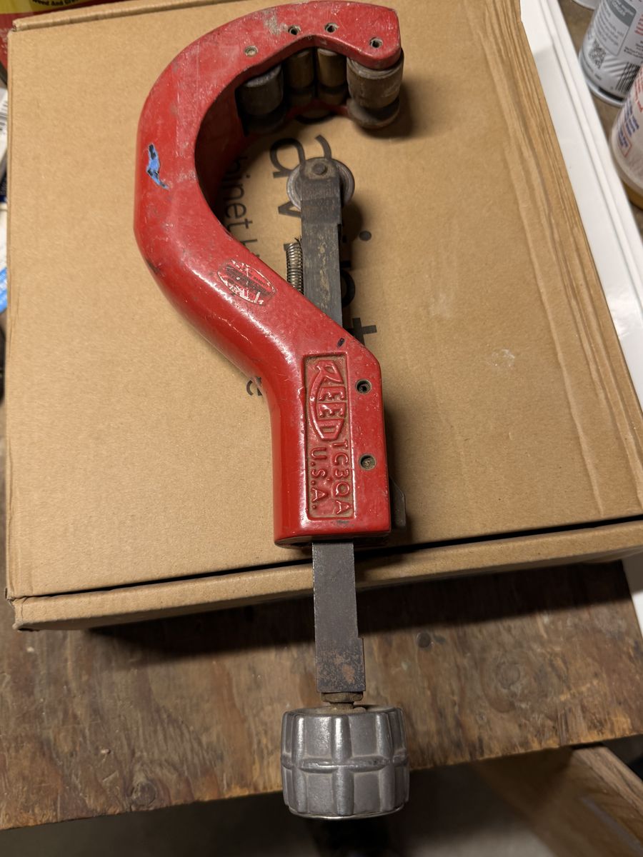 Reed 3 Inch Pipe Cutter Plumbers Tool