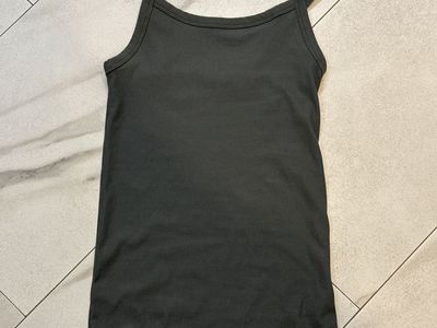 Olive green size extra small ribbed tank top
