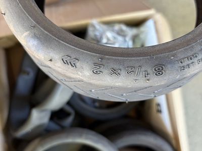 8 1/2 x 2 Tires & Tubes (Set of 4) with Chargers for Scooters/E-bikes
