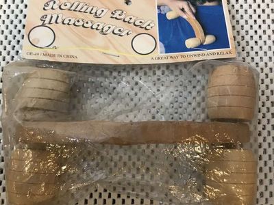 Rolling Back Massager 6 1/2”, Vintage, Never Opened