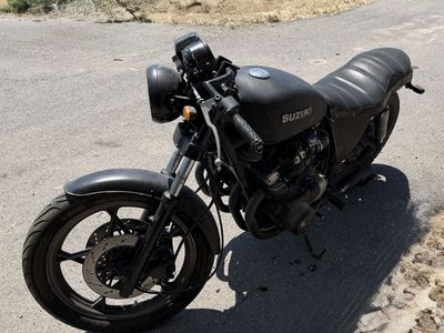 Suzuki GS850 Black Cafe Racer Motorcycle