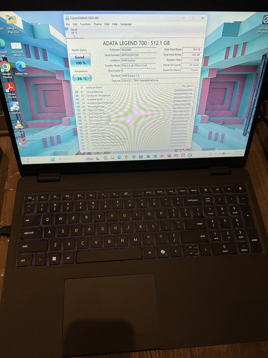 Dell Fast Slim Laptop i5 Core 13th Gen 16 GB RAM 512 GB SSD Warranty