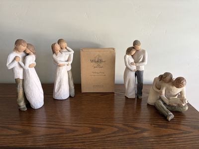 Willow Tree Hand-Painted Sculpted Figurines Lot by Demdaco