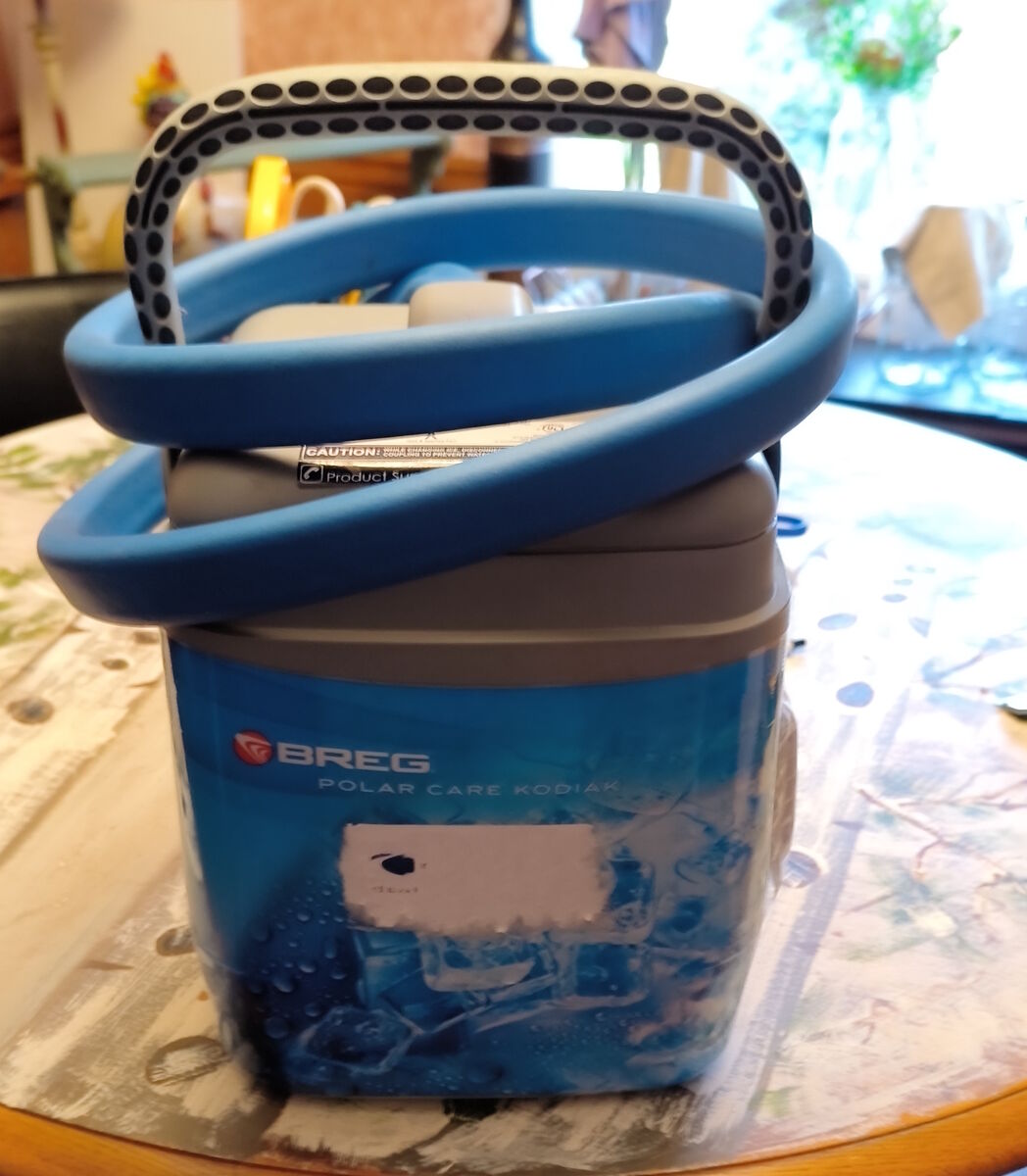 Breg Polar Care Kodiak Cooler With Power Supply And Knee Wrap Like New