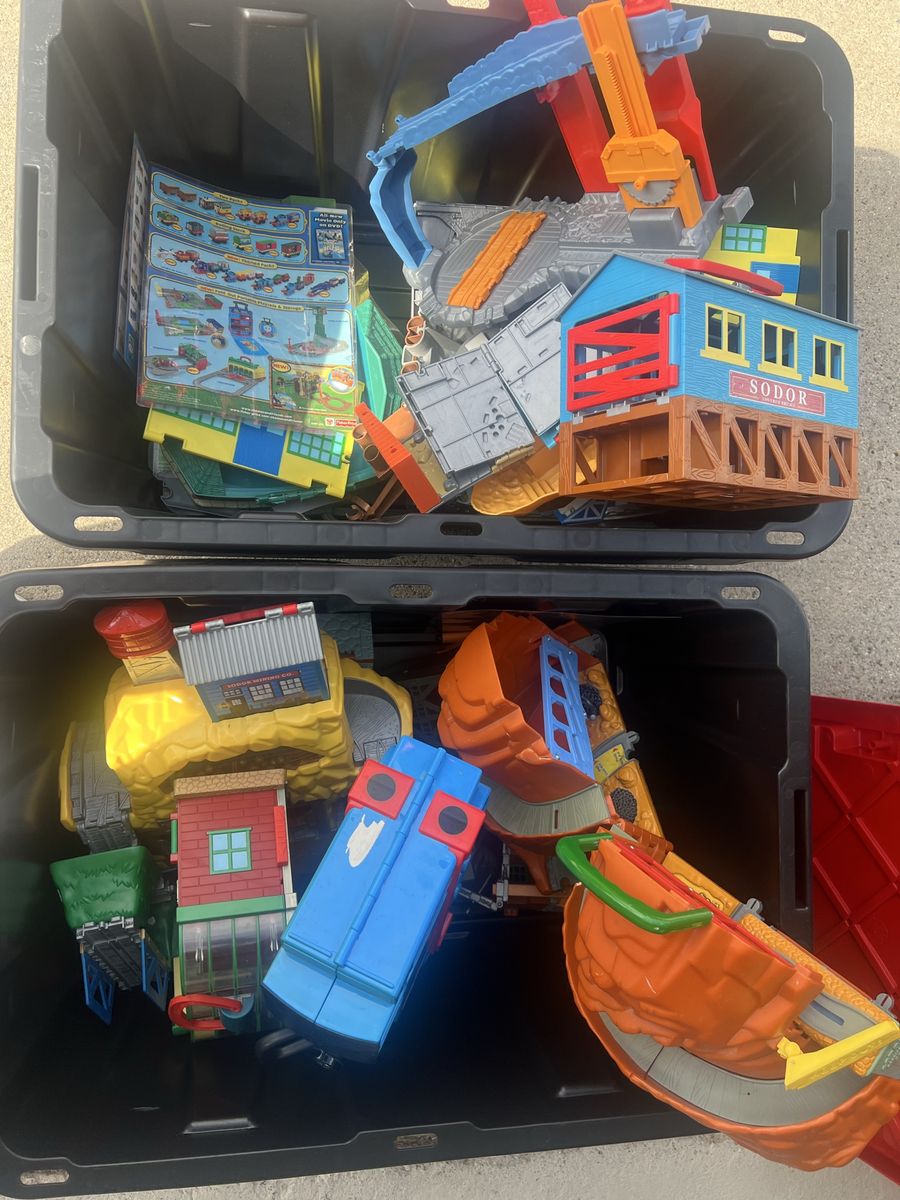 Vintage Fisher-Price Thomas & Friends Sodor Adventures Train Set Expansion Pieces Lot
