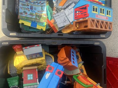 Vintage Fisher-Price Thomas & Friends Sodor Adventures Train Set Expansion Pieces Lot