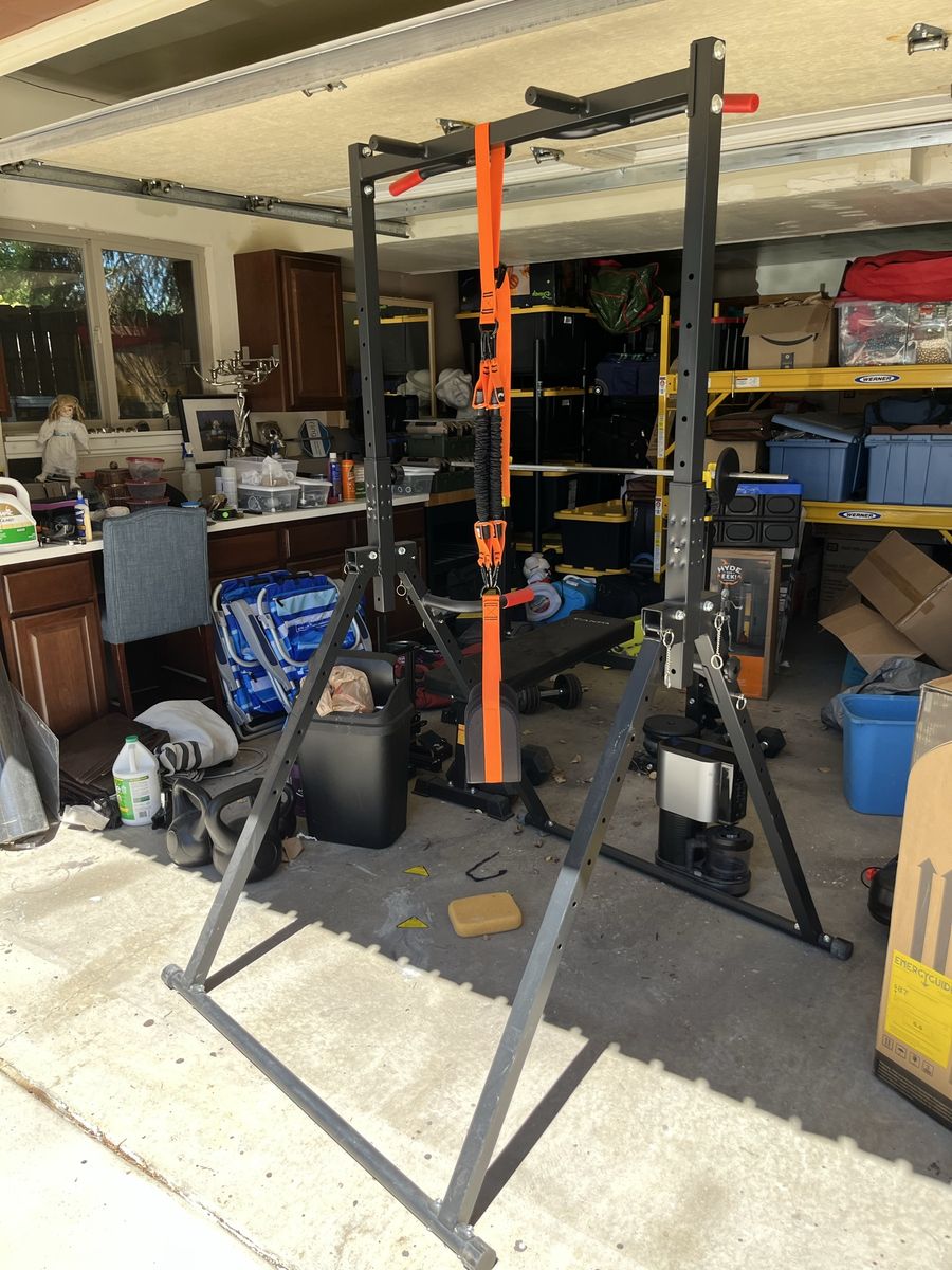 Multi-Function Power Rack and Squat Stand with Pull-Up Bar