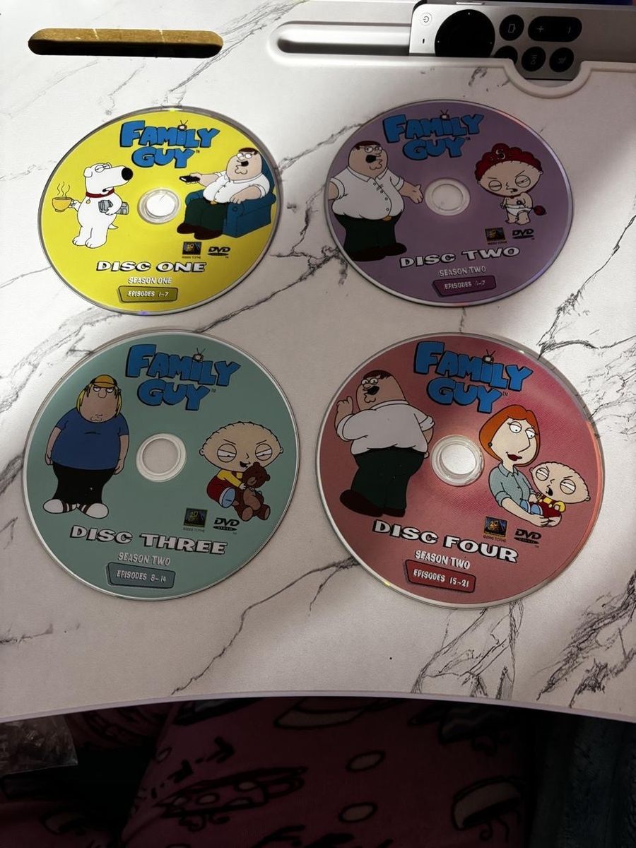 Family Guy Season 2 DVD Discs - Episodes 1-21 (Discs 1-4)