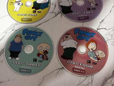 Family Guy Season 2 DVD Discs - Episodes 1-21 (Discs 1-4)