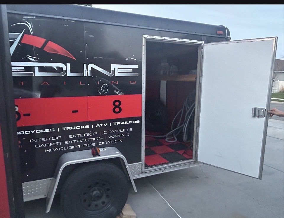 Mobile detailing trailer