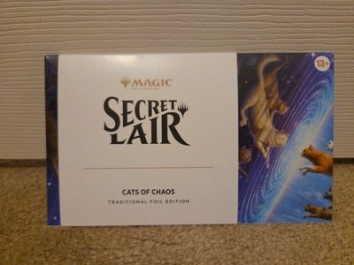 Magic The Gathering Secret Lair: Cats of Chaos Traditional Foil Edition - New Sealed Box
