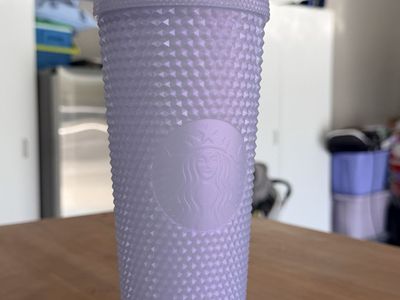 Starbucks Studded Lavender Cold Cup