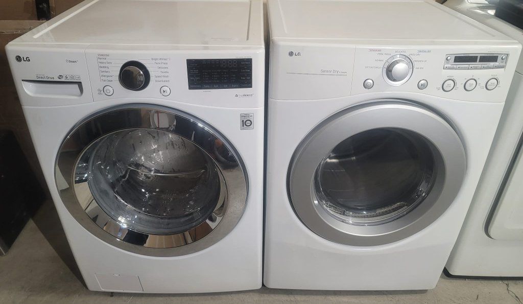 lG frontload washer &electric dryer free delivery