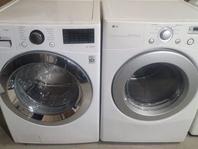 lG frontload washer &electric dryer free delivery
