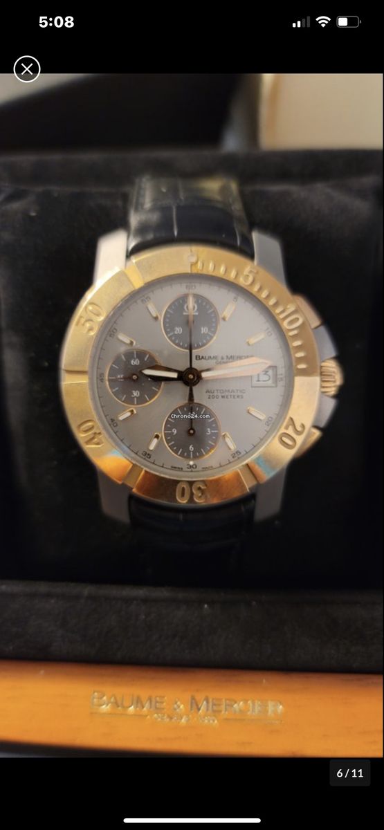 Baume Mercier CapeLand XL 18k Gold Titanium Watch