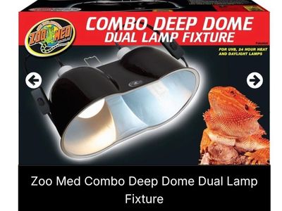Dual lamp fixture for pets