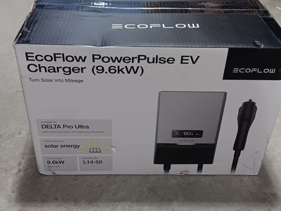 EcoFlow PowerPulse EV Charger (9.6kW) - Level 2, Compatible with DELTA Pro Ultra, L14-50 Plug