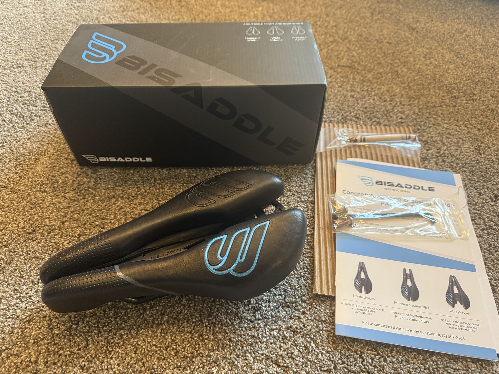 Bisaddle EXT Stealth - Carbon Rail