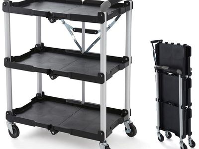CART, Olympia Pack and Roll Collapsible Cart new