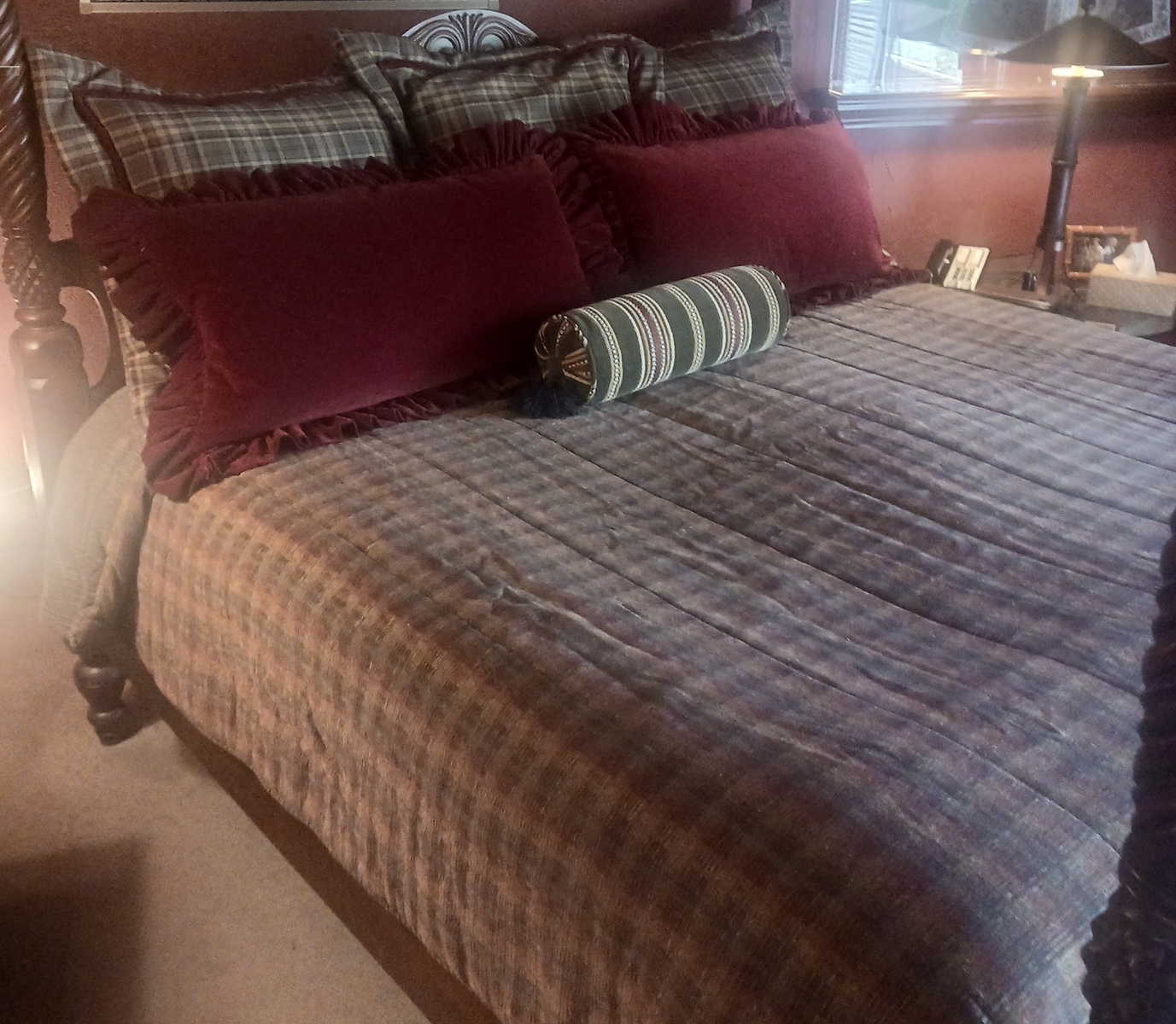 custom King and Queen bedding