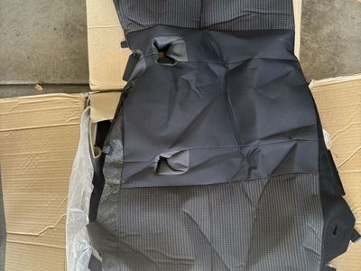 Like-new fabric OEM seat covers for 2021 Toyota Highlander