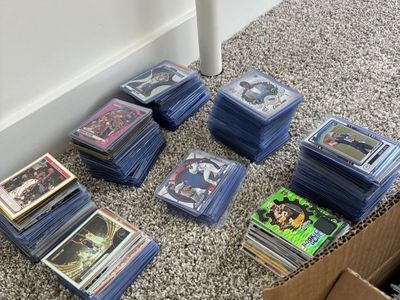 Sports cards (basketball, football, some baseball)